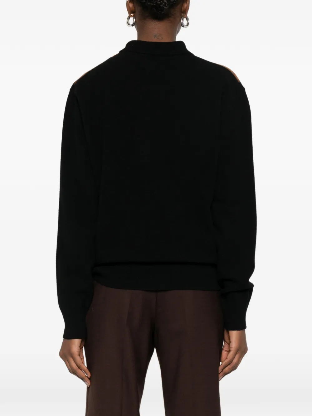 Róhe argyle-knit Polo Top from Róhe