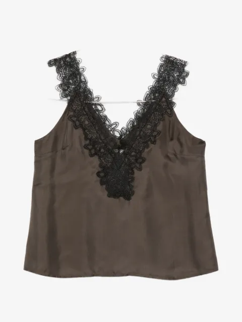 Róhe V-neck silk top