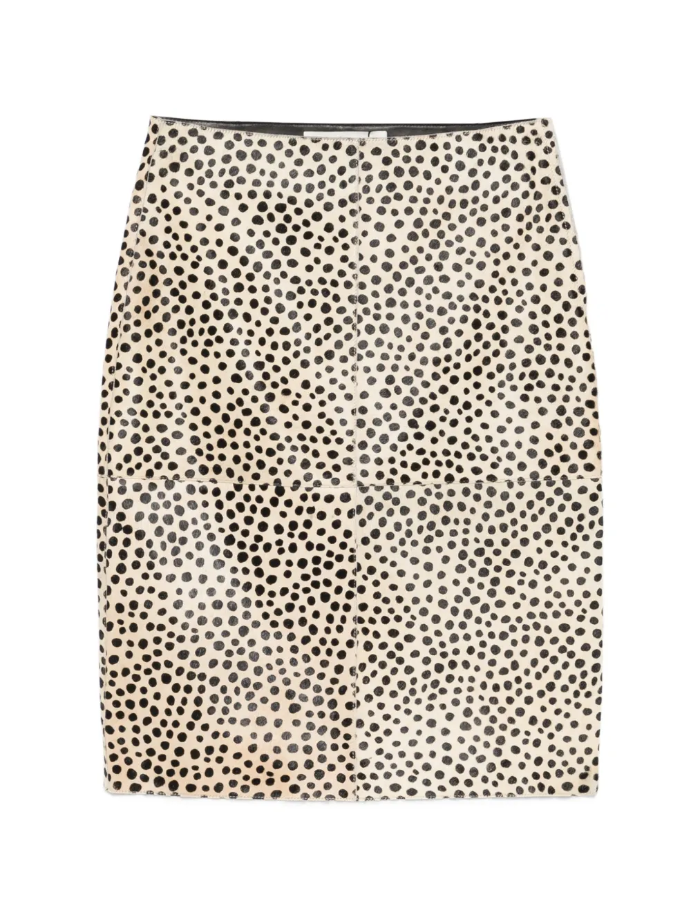 Róhe cheetah pony hair midi skirt - Toni neutri