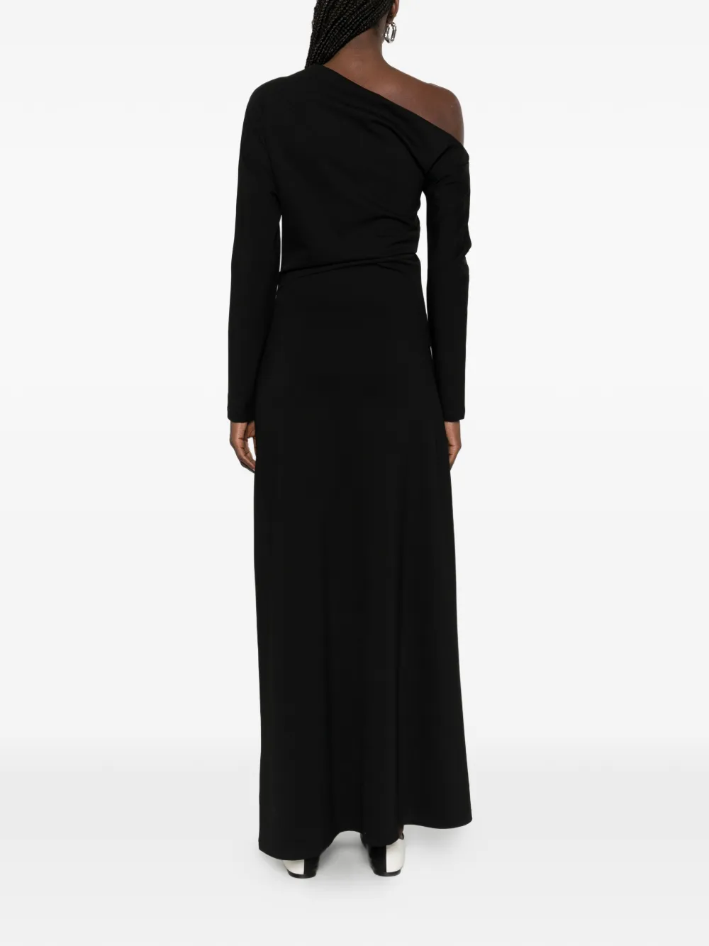 twisted jersey maxi dress