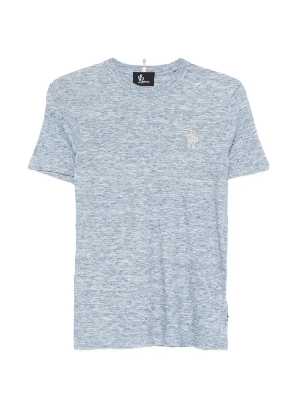 Moncler Grenoble Logo-patch T-shirt in Blue