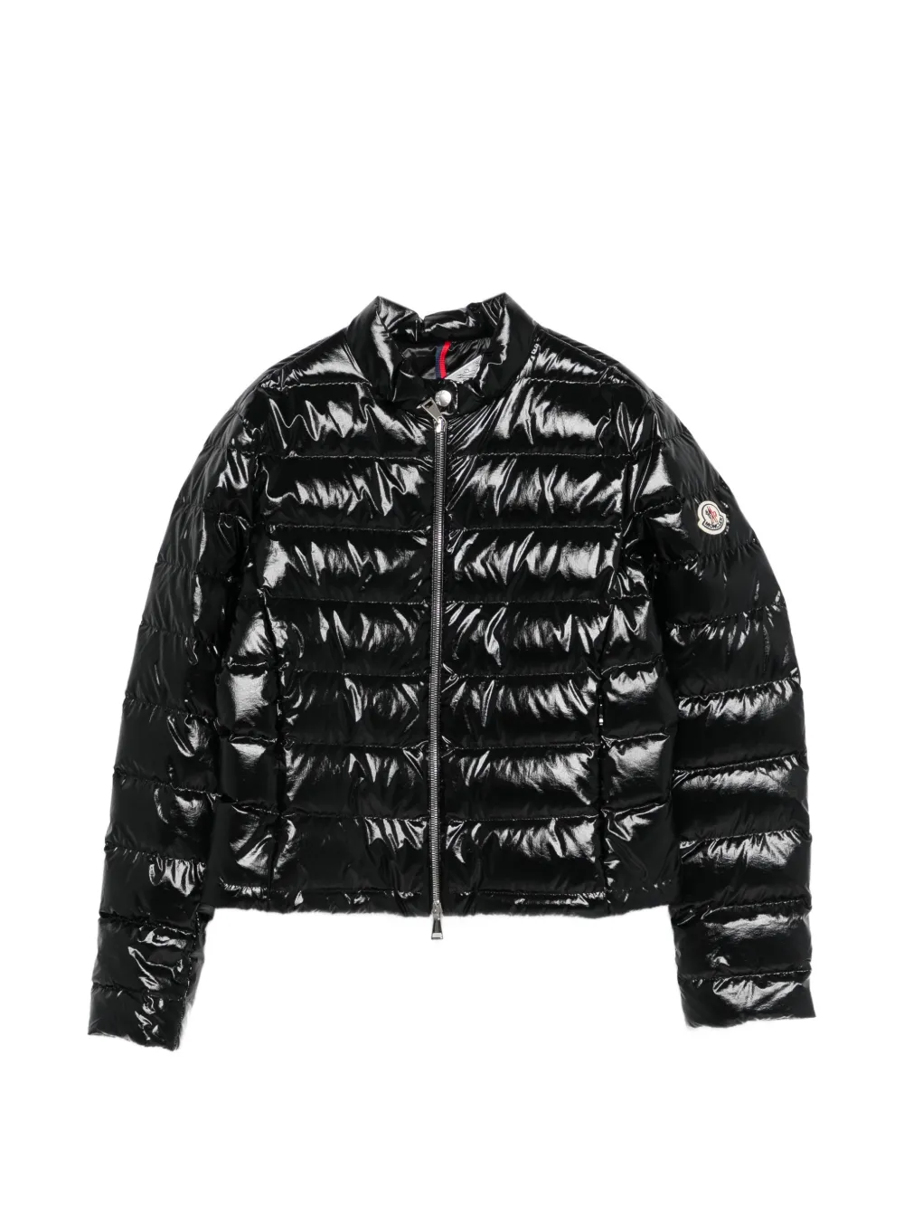 Moncler - Papillon gewatteerd jack - dames - polyamide/polyamide/ganzendons/ganzendons - 0 - Zwart