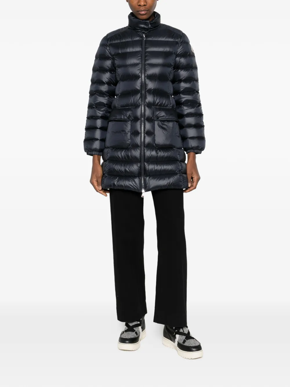  Moncler Genet Padded Coat - Blue 