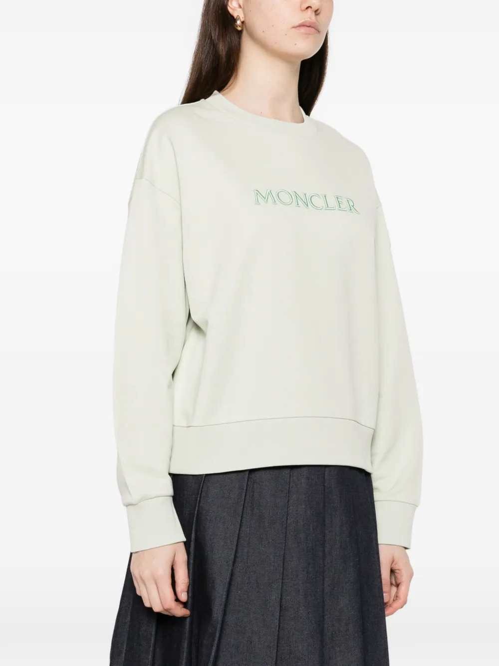  Moncler Logo Sweatshirt - Green 
