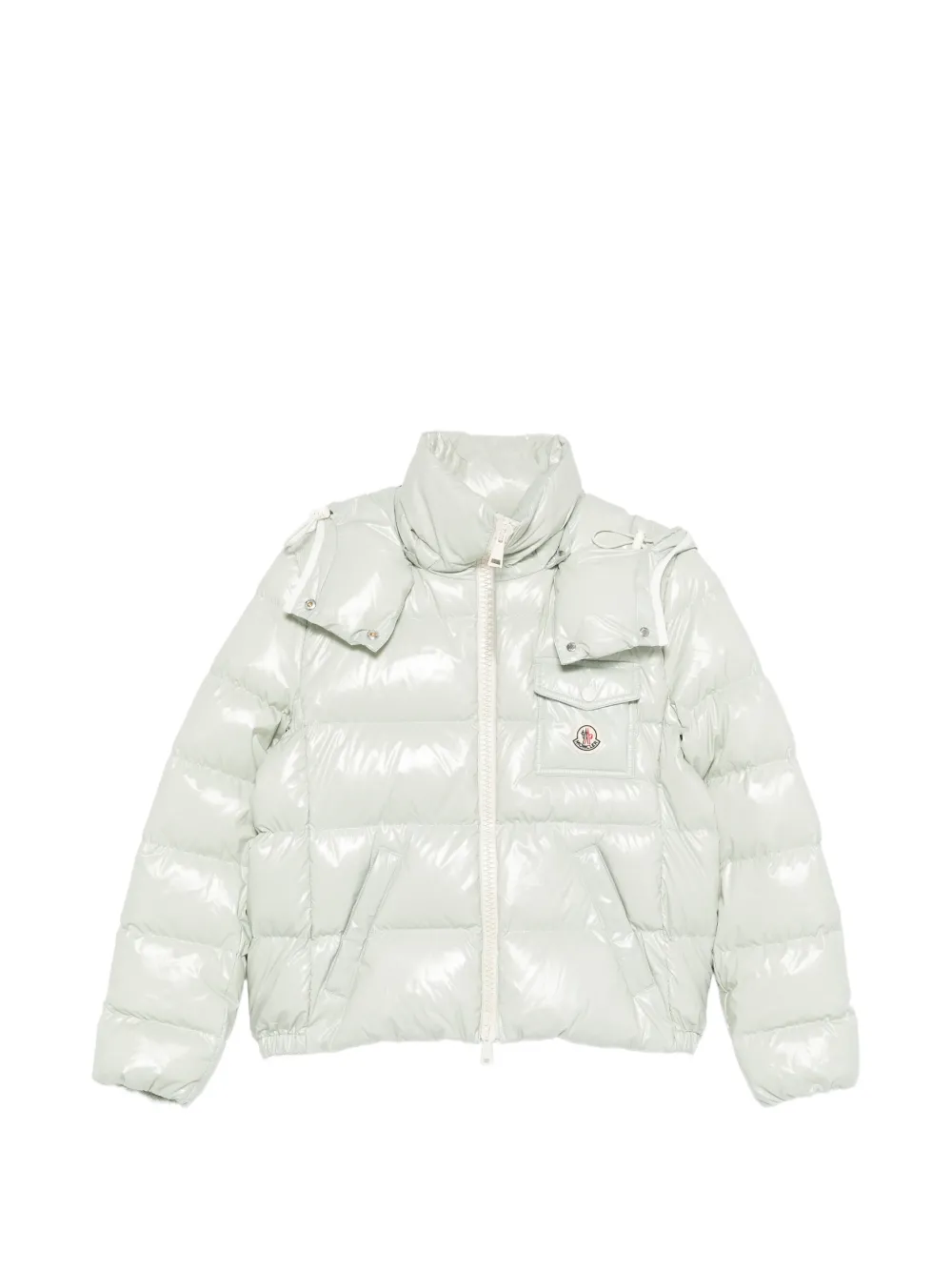 MONCLER Wattierte Andro Jacke in Glanzoptik - Grün