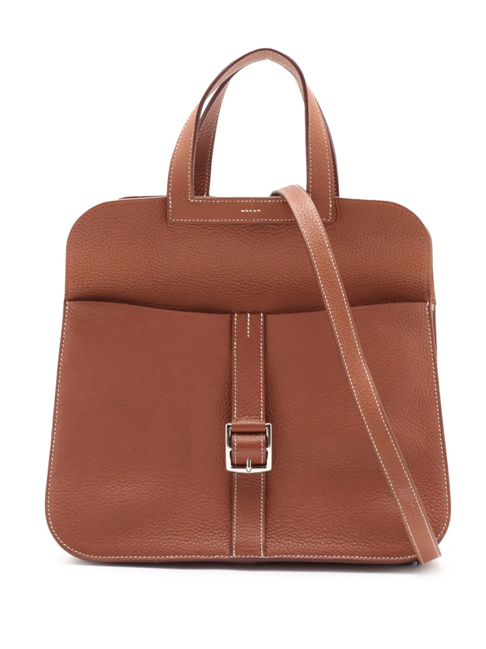 Hermès Pre-Owned 2019 Clemence Halzan 31 satchel - ブラウン Hermès Pre-Owned 2019 Clemence Halzan 31 satchel - ブラウン