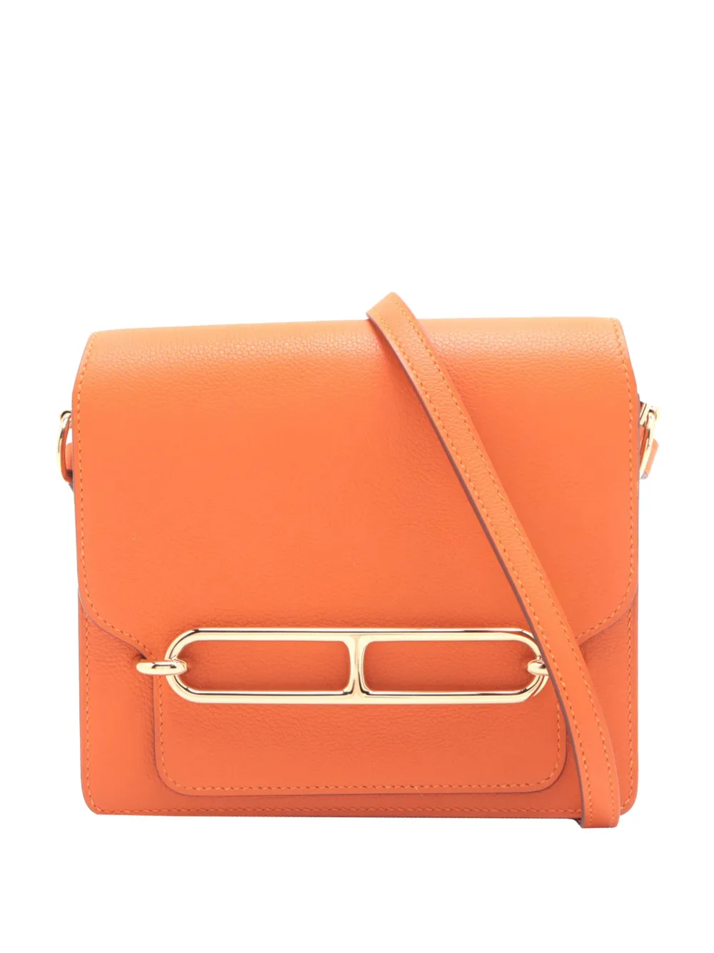 Hermès Pre-Owned 2016 Mini Evercolor Sac Roulis 18 crossbody bag - Hermès Pre-Owned 2016 Mini Evercolor Sac Roulis 18 crossbody bag -