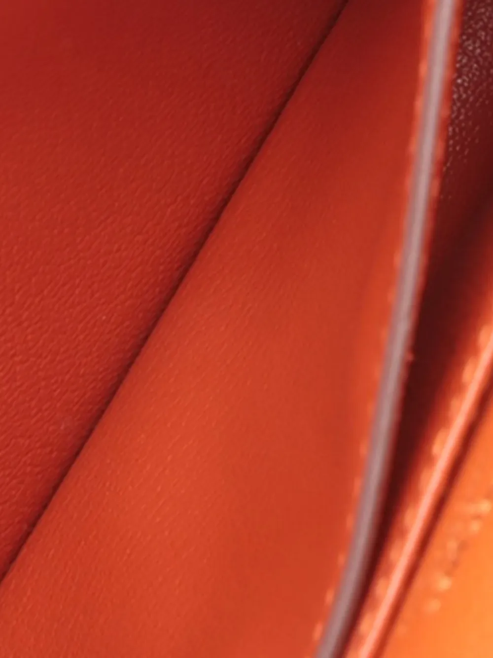 Pre-owned Hermes 2016 Mini Evercolor Sac Roulis 18 Crossbody Bag In Orange