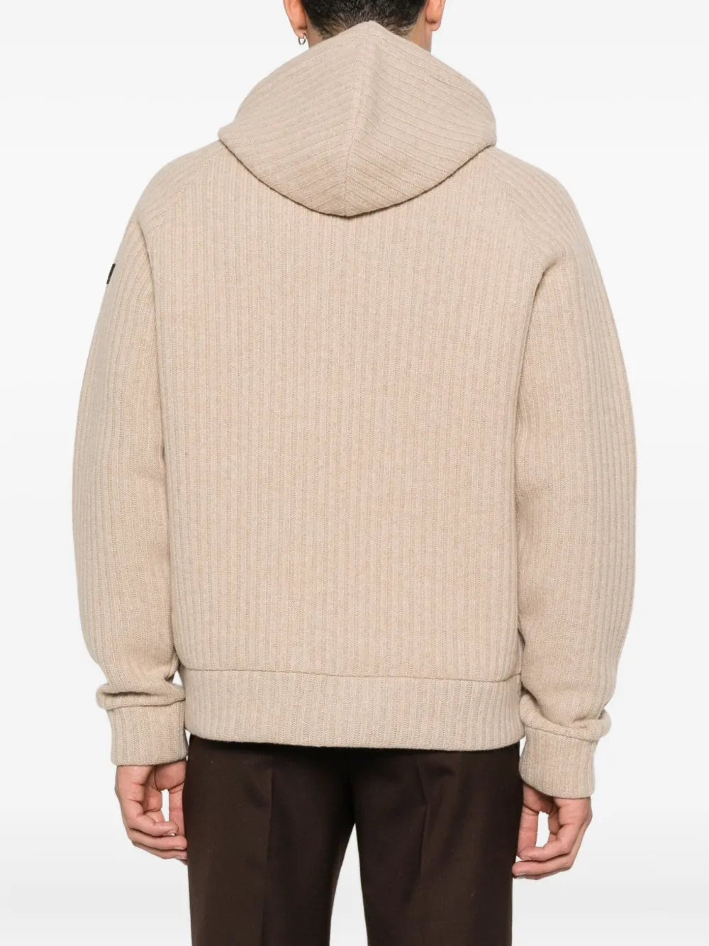 MC2 Saint Barth Hoodie met rits Beige