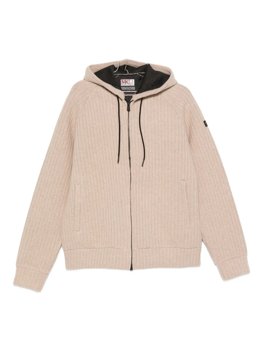 MC2 Saint Barth zip-up hoodie - Toni neutri