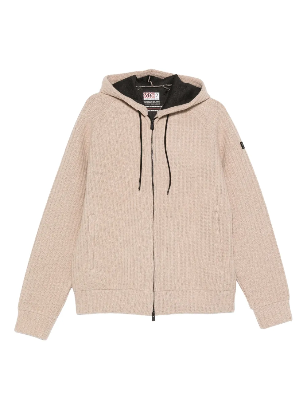 MC2 Saint Barth zip-up hoodie | Neutrals | Image 1