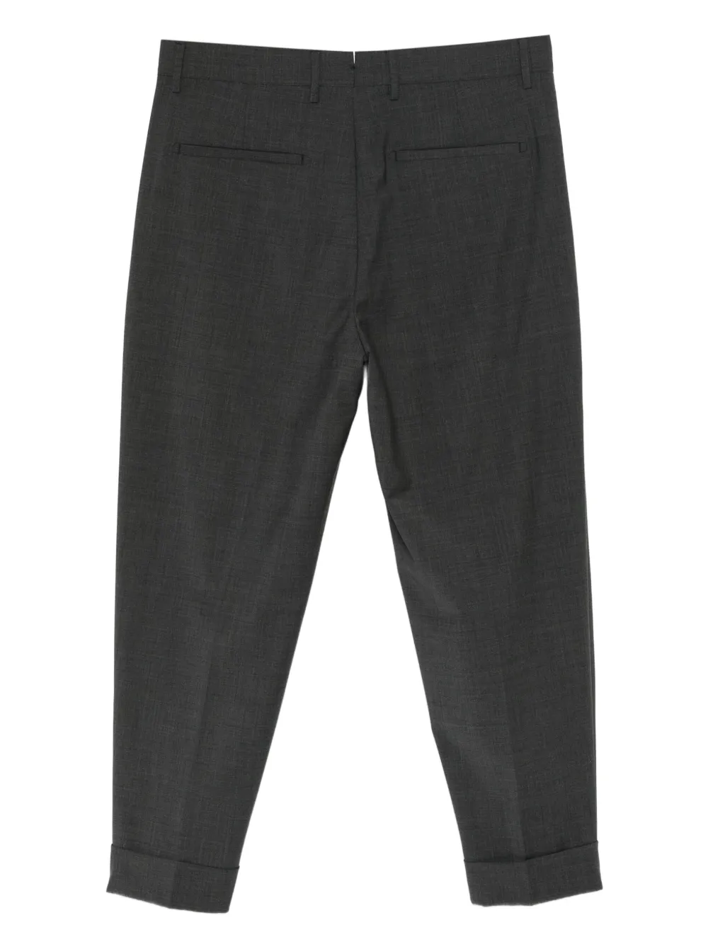 Berwich Chiaia pleated cuffed trousers - Grijs