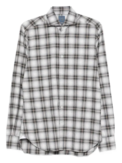 Barba plaid button shirt