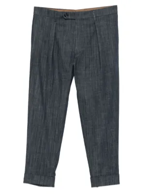 PT Torino チェック パンツ | グレー | FARFETCH JP