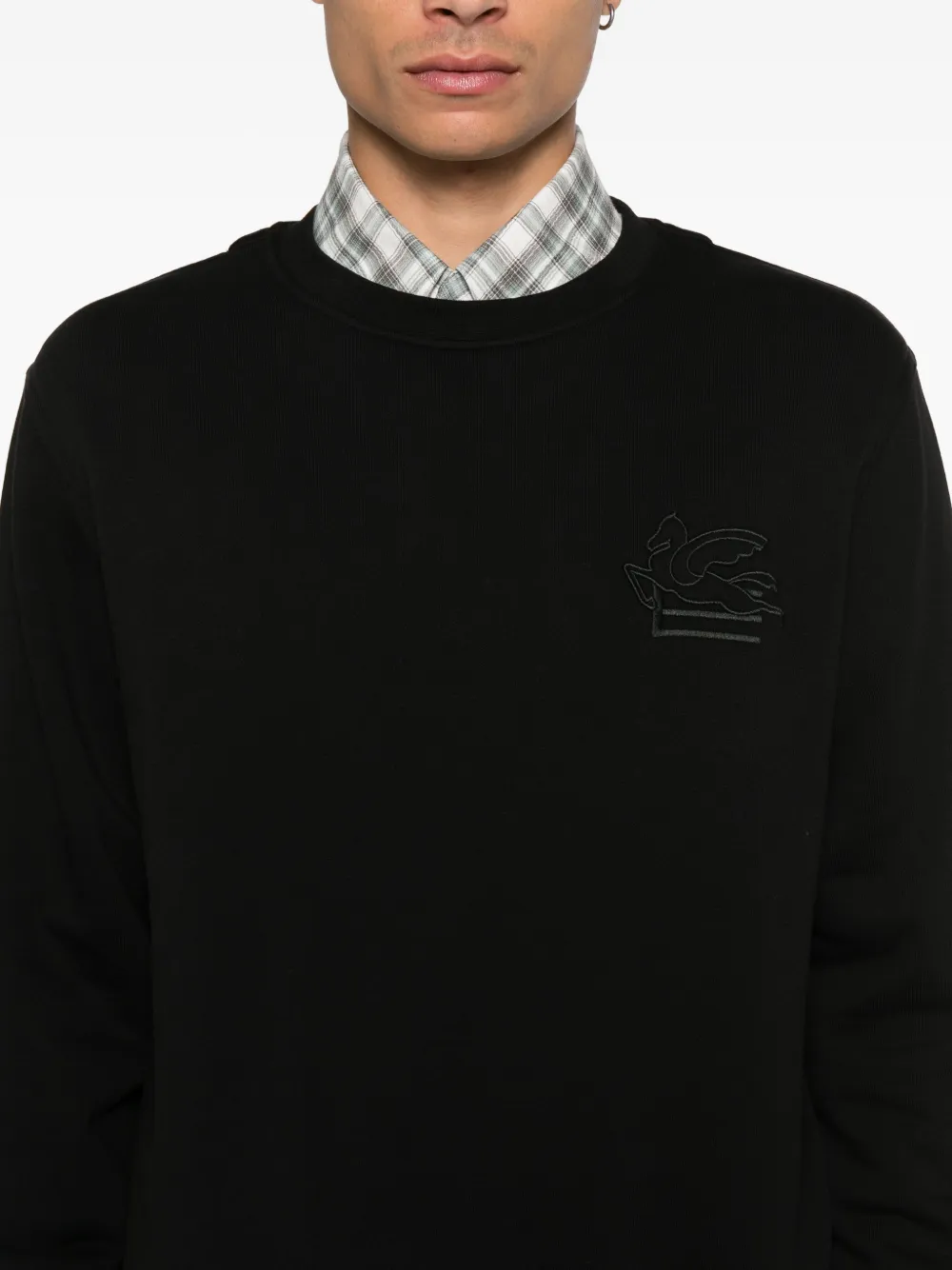 ETRO Sweater met ronde hals Zwart