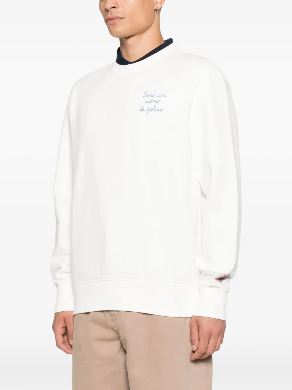 MC2 Saint Barth Sweater met ronde hals Wit