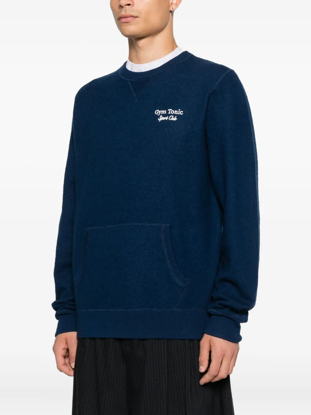 Mc2 Saint Barth Pocket Sweatshirt In Blue