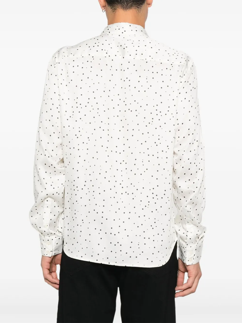 John Varvatos Overhemd met stippen Wit