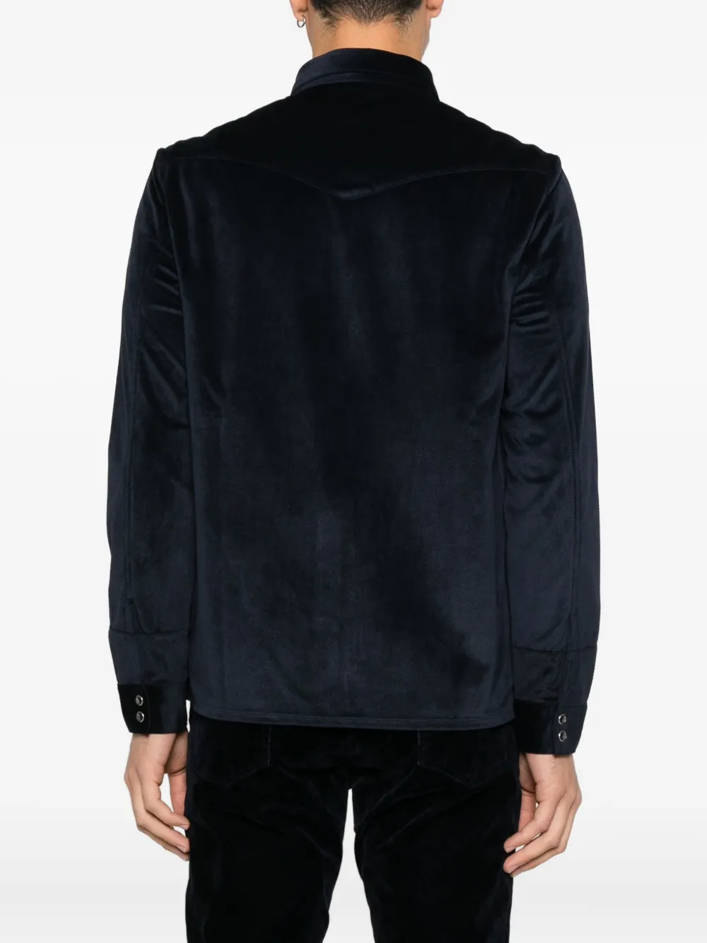 John Varvatos Andres overhemd met zak Blauw