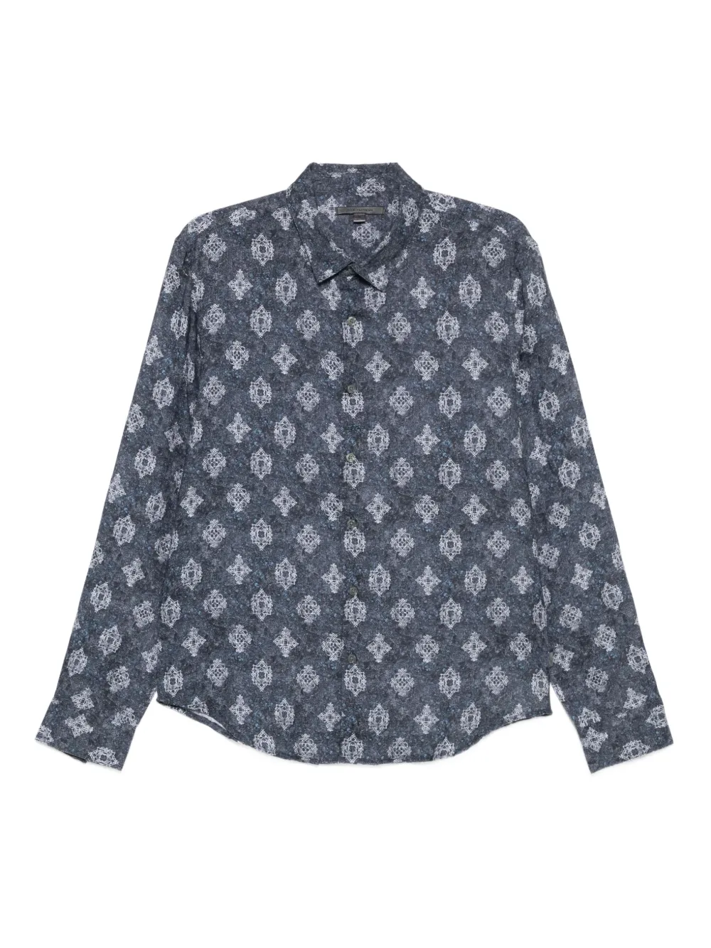 John Varvatos camisa con motivo | azul | Image 1