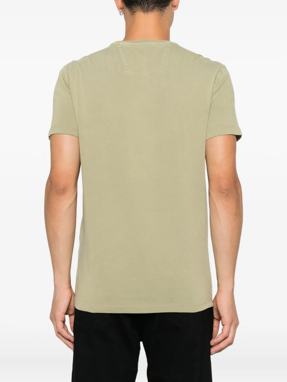 John Varvatos T-shirt met bloemenprint Beige