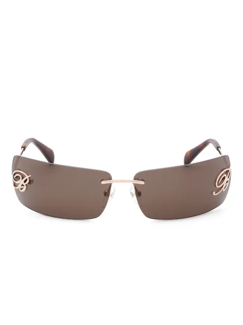 Blumarine rimless sunglasses