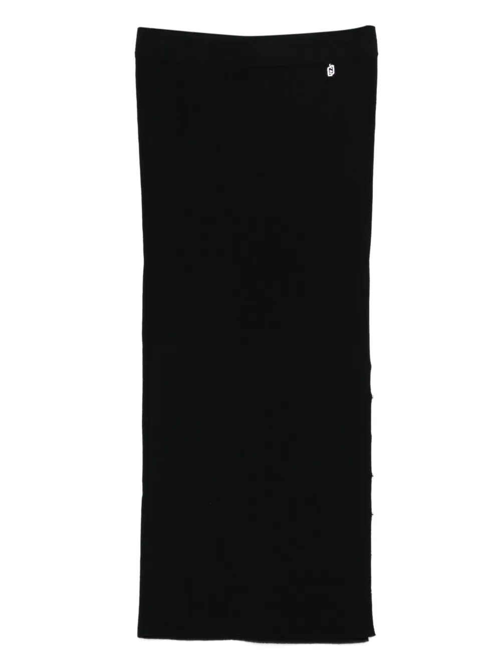 LIU JO cut-out logo-detail midi skirt | negro | Image 1