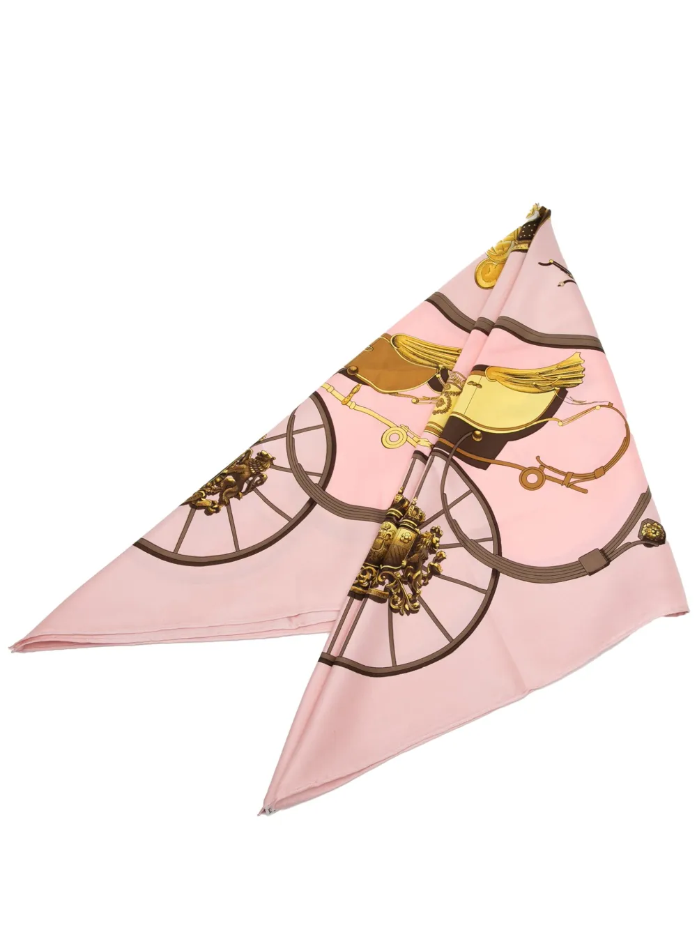 Hermès Pre-Owned 20th Century Springs Silk Scarf scarves - ピンク Hermès Pre-Owned 20th Century Springs Silk Scarf scarves - ピンク