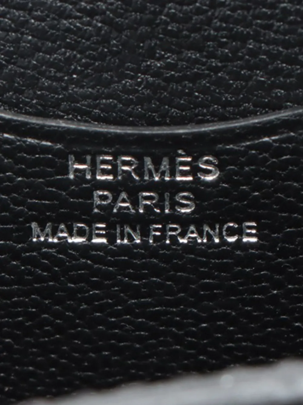 Pre-owned Hermes 2023 Box Calf Hac A Box Phone Case Crossbody Bag In Black