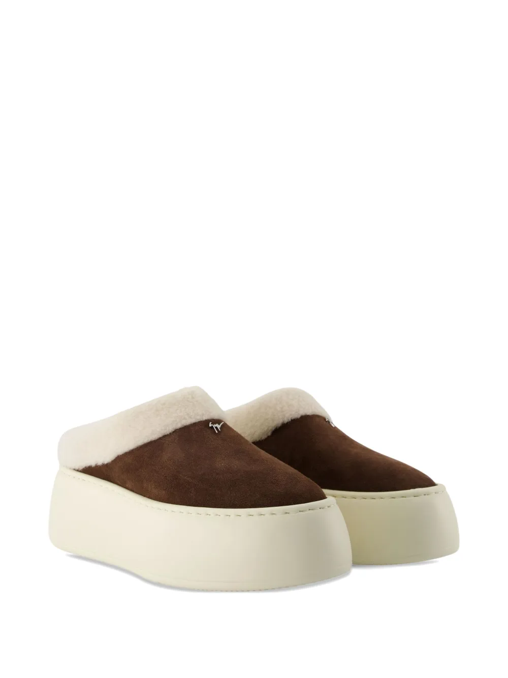 Giuseppe Zanotti suede platform mules Bruin