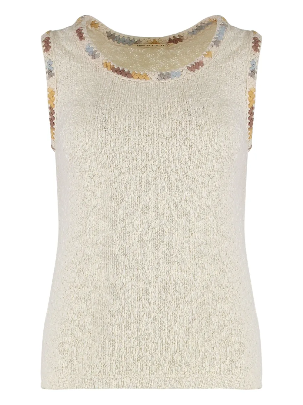 Kristina Ti knitted top | Neutrals | Image 1