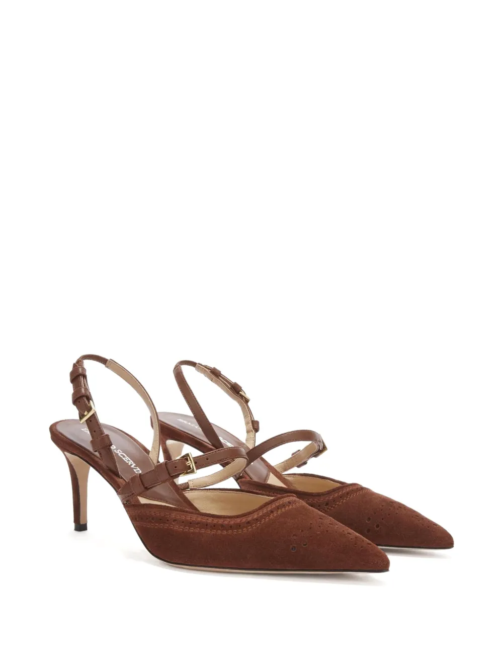 Ermanno Scervino zapatillas con hebilla y tira trasera | Zapatillas | Image 2