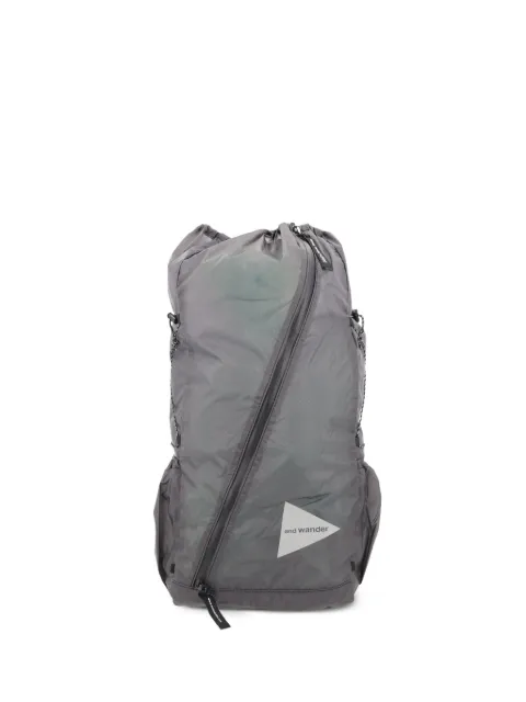 and Wander zip-front backpack