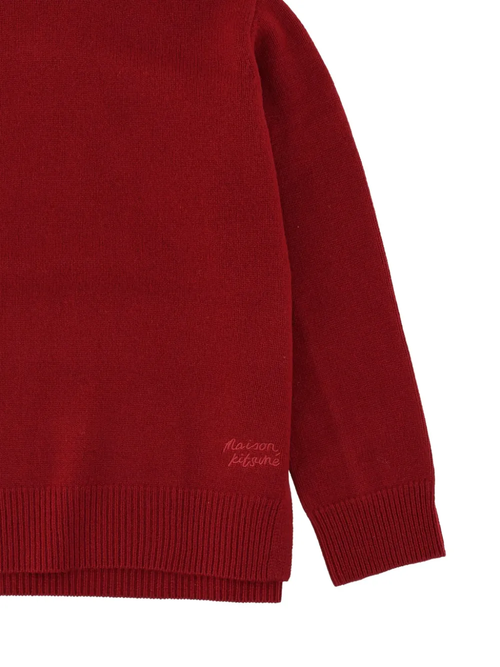  Maison Kitsuné Roll-neck Sweater - Red 