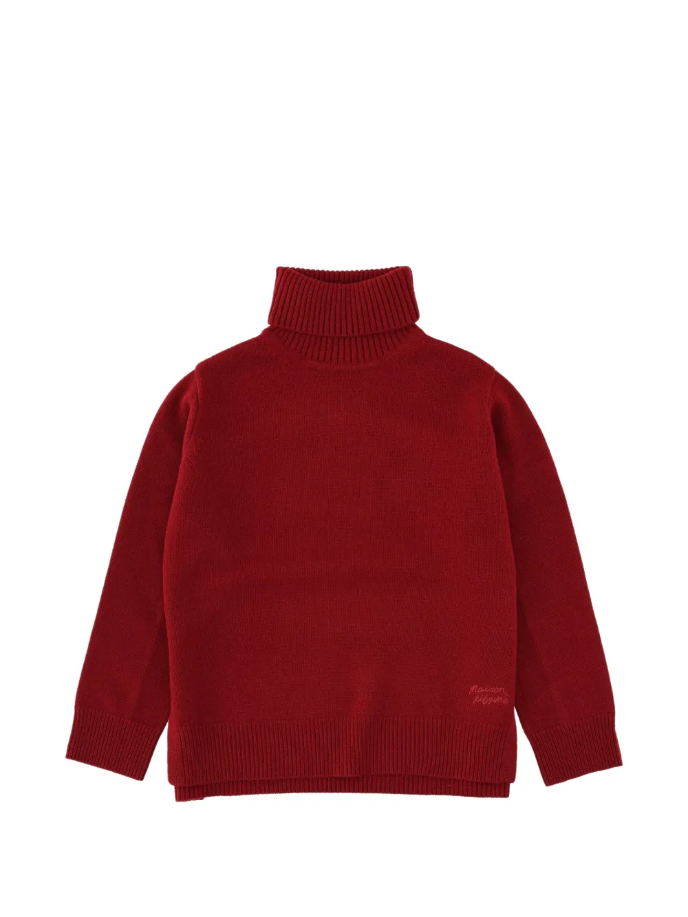 Maison Kitsuné roll-neck sweater - Rot