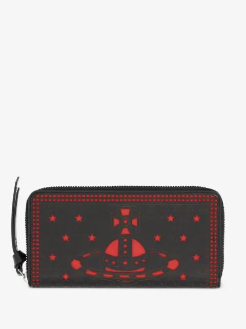 Vivienne Westwood læderpung med udskåret logo