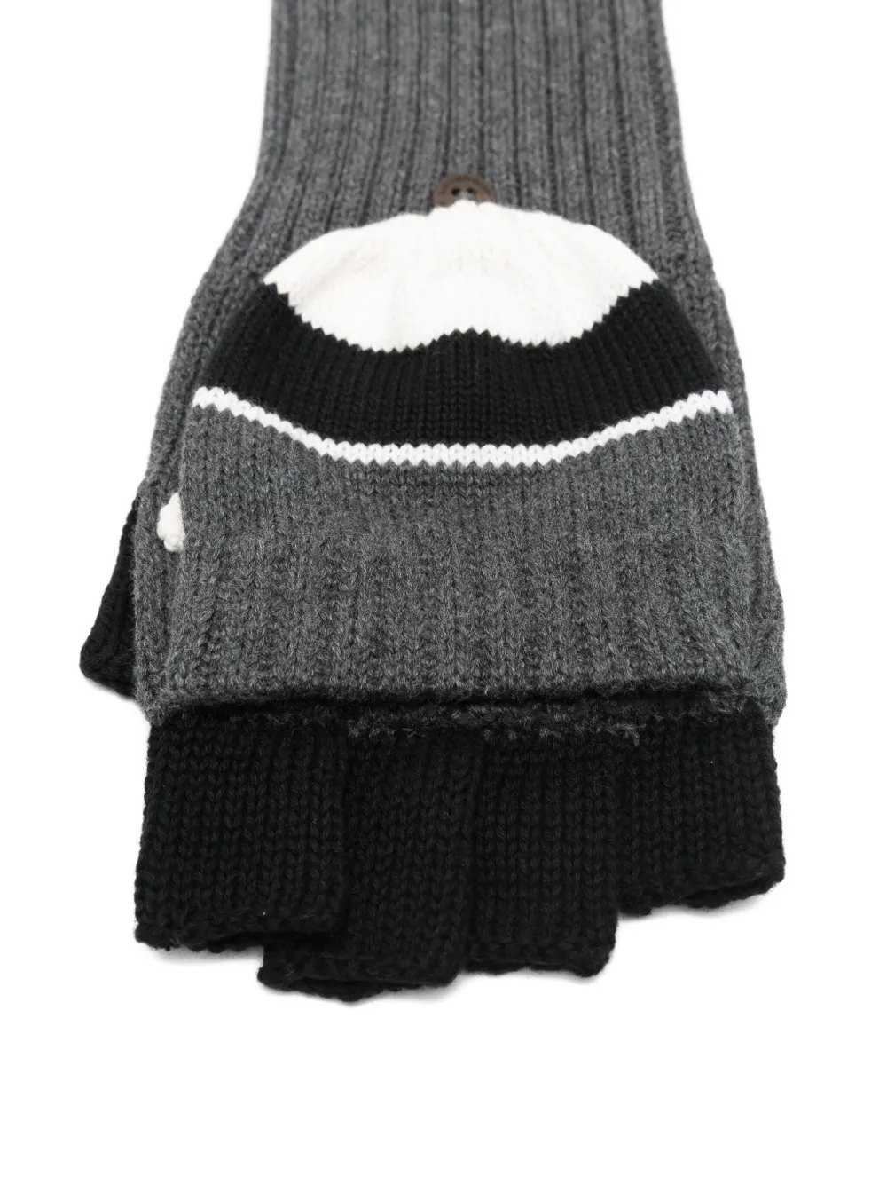 Charles Jeffrey Loverboy Handschoenen met dierenpatroon Grijs