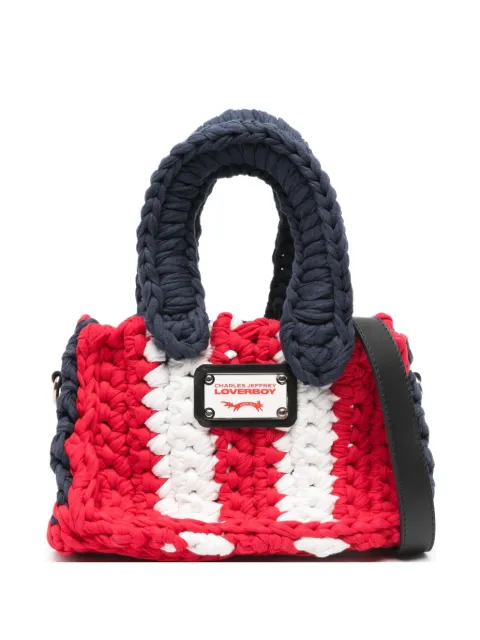 Charles Jeffrey Loverboy petite woven tote bag
