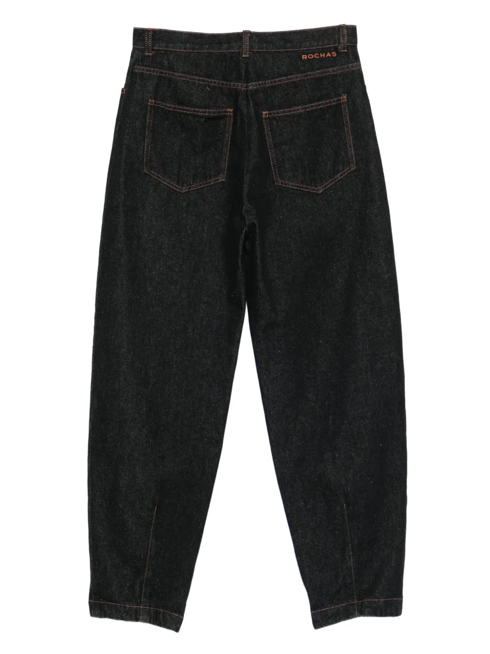 Rochas logo-embroidered jeans | Tapered Jeans | Image 2