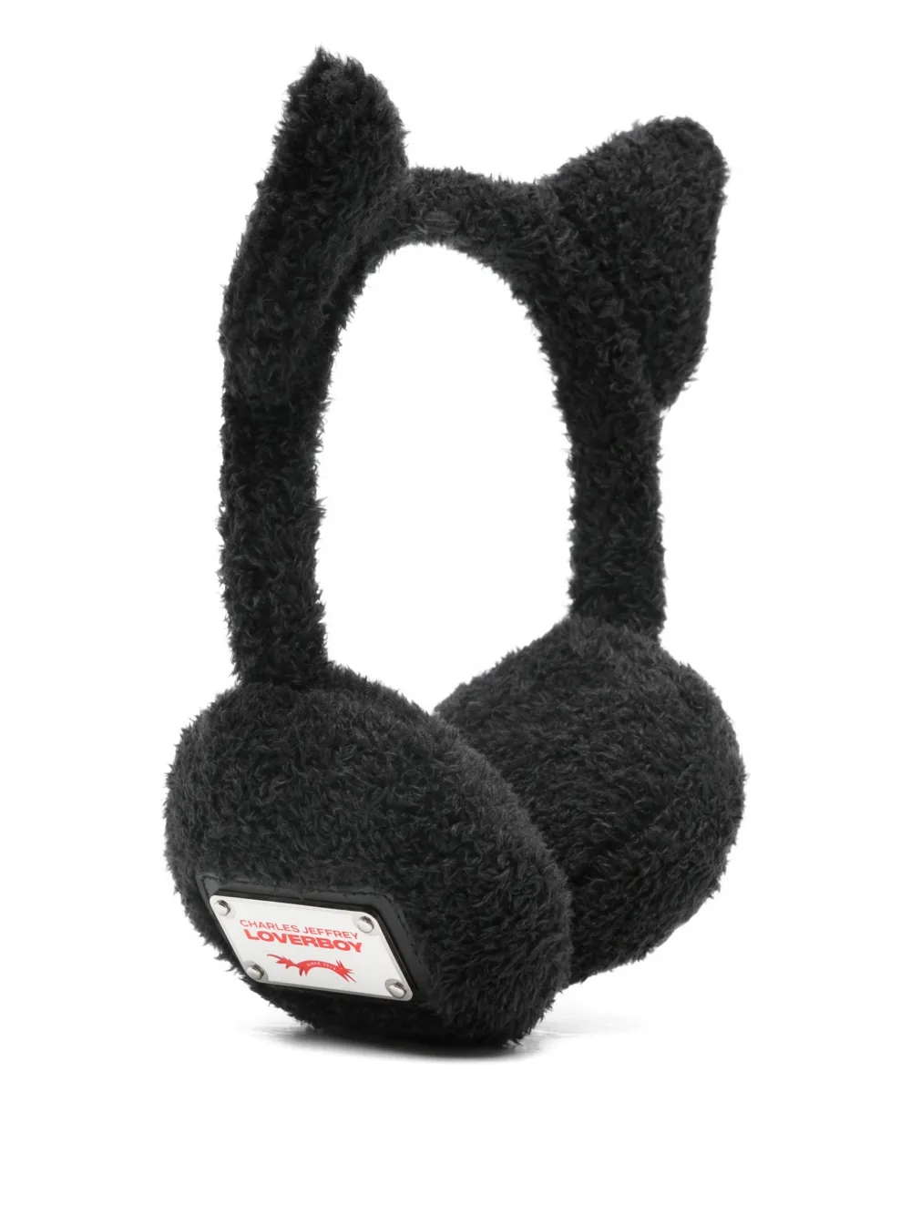 Charles Jeffrey Loverboy cat ear warmer | Black | Image 1