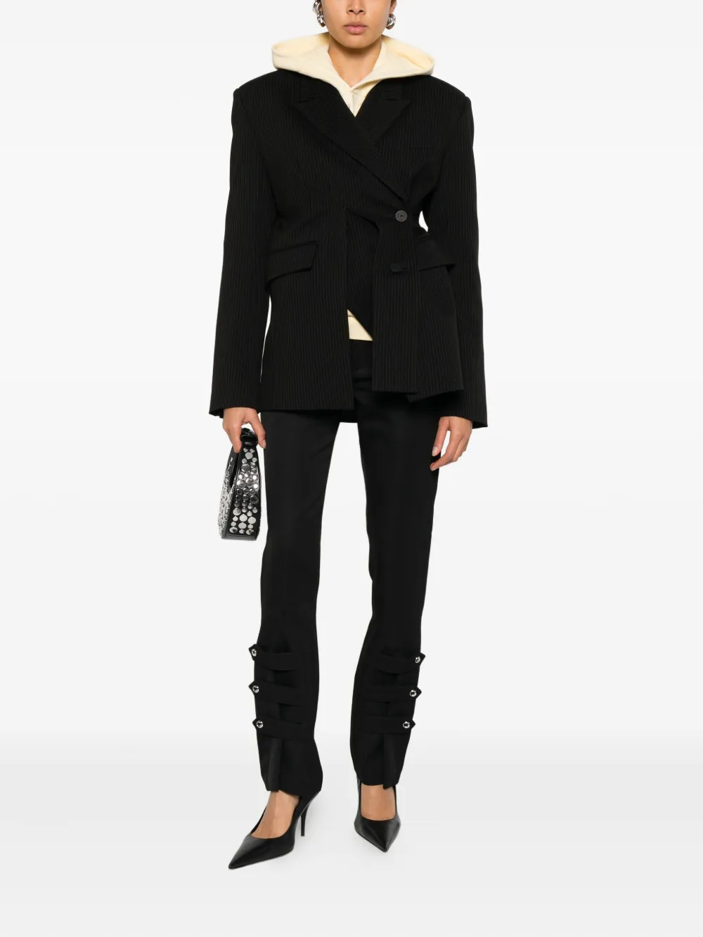 Ottolinger pinstripe-pattern blazer | Blazers | Image 2