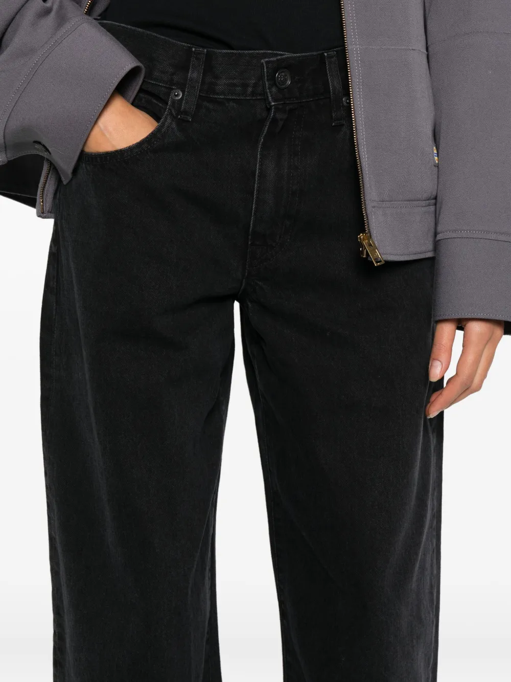 SLVRLAKE Jeans met vijf zakken Zwart