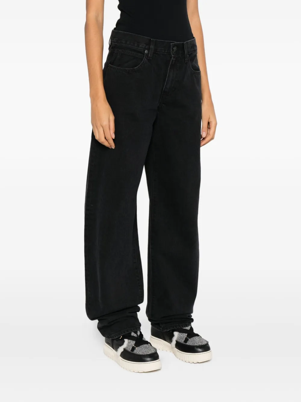 SLVRLAKE Jeans met vijf zakken Zwart