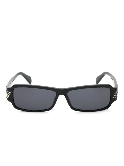 Blumarine lentes de sol con armazón rectangular