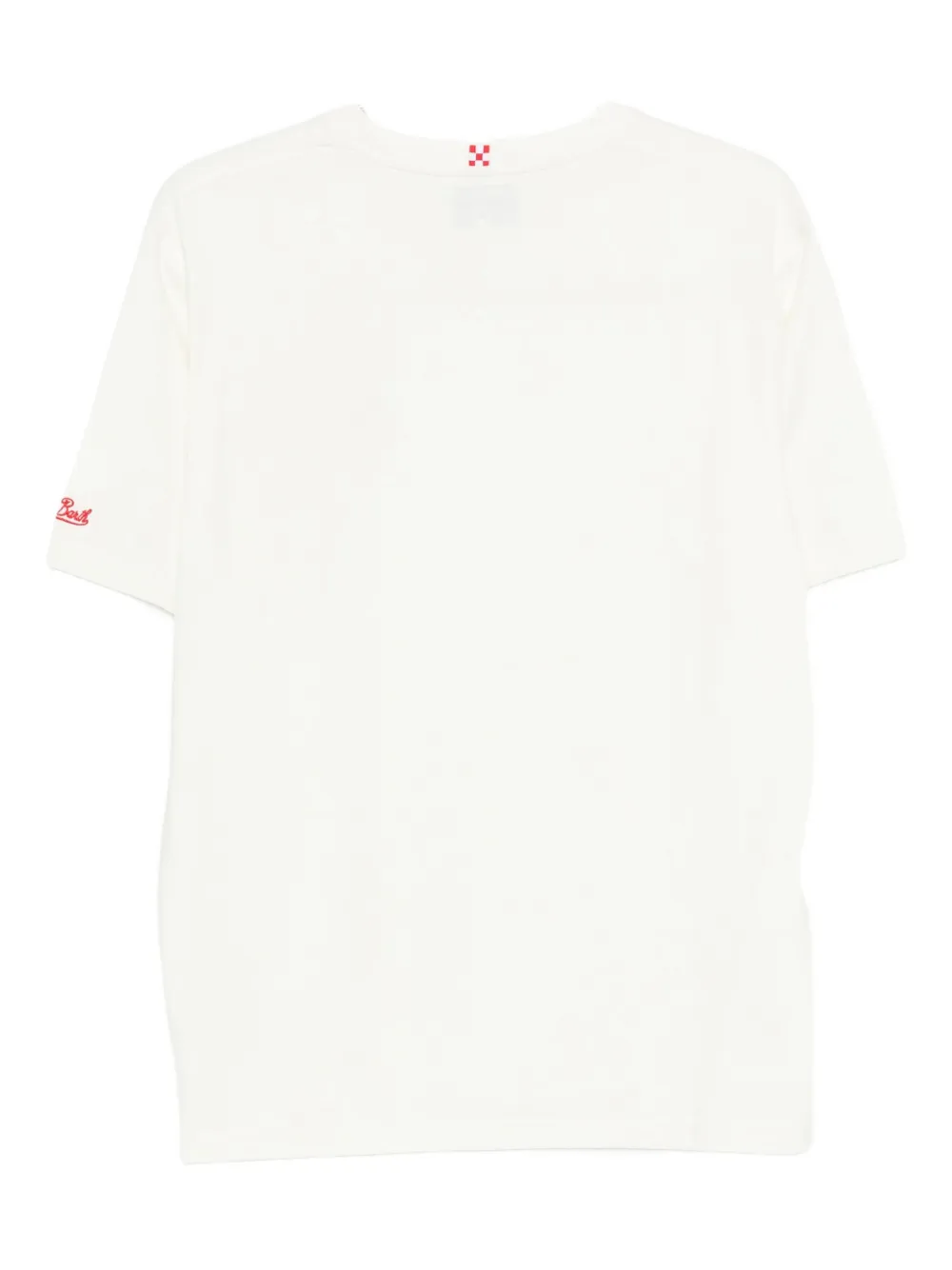 Mc2 Saint Barth Embroidered Arnott T-shirt In White