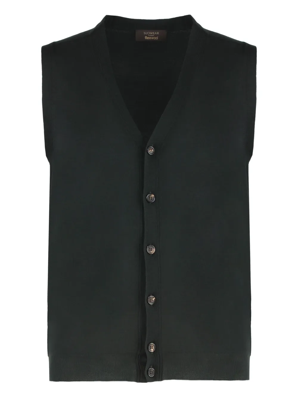 Zanone cárdigan de algodón | verde | Image 1