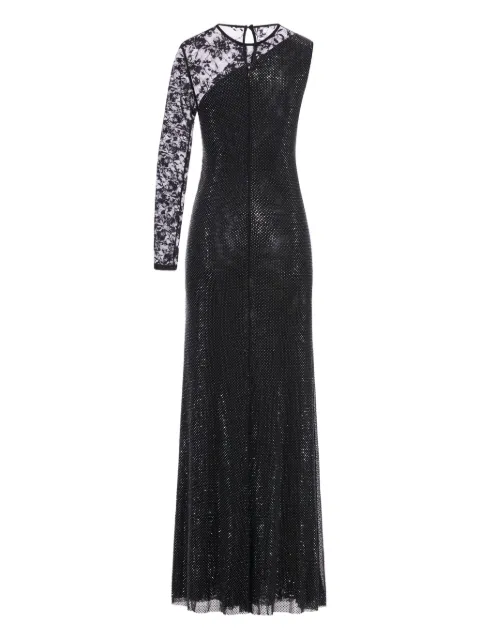 Self-Portrait vestido largo con detalles de strass