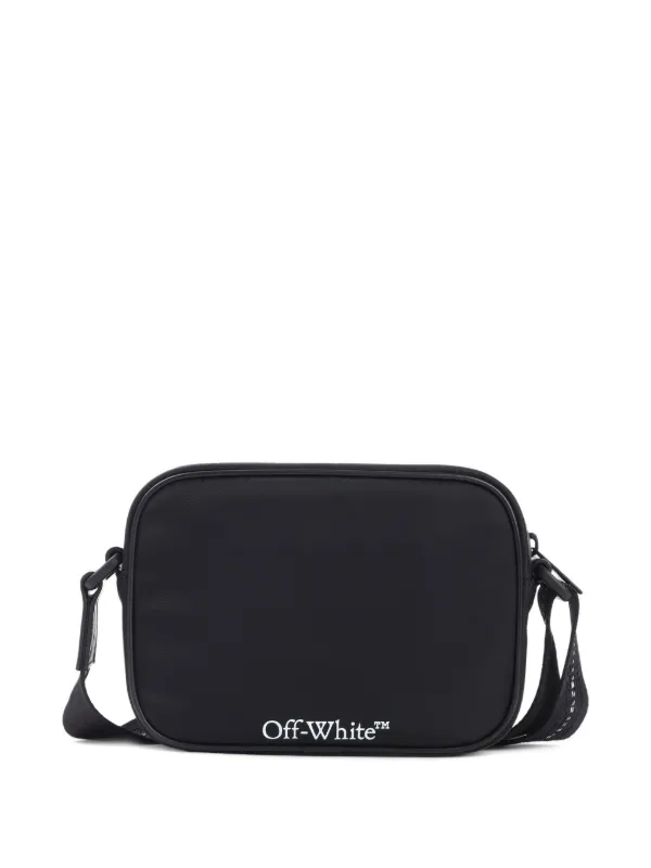 Off-White spray-paint Crossbody Bag | Black | FARFETCH