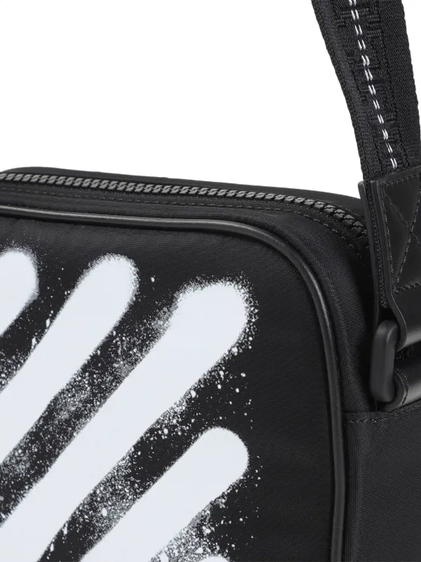 Off-White spray-paint Crossbody Bag | Black | FARFETCH