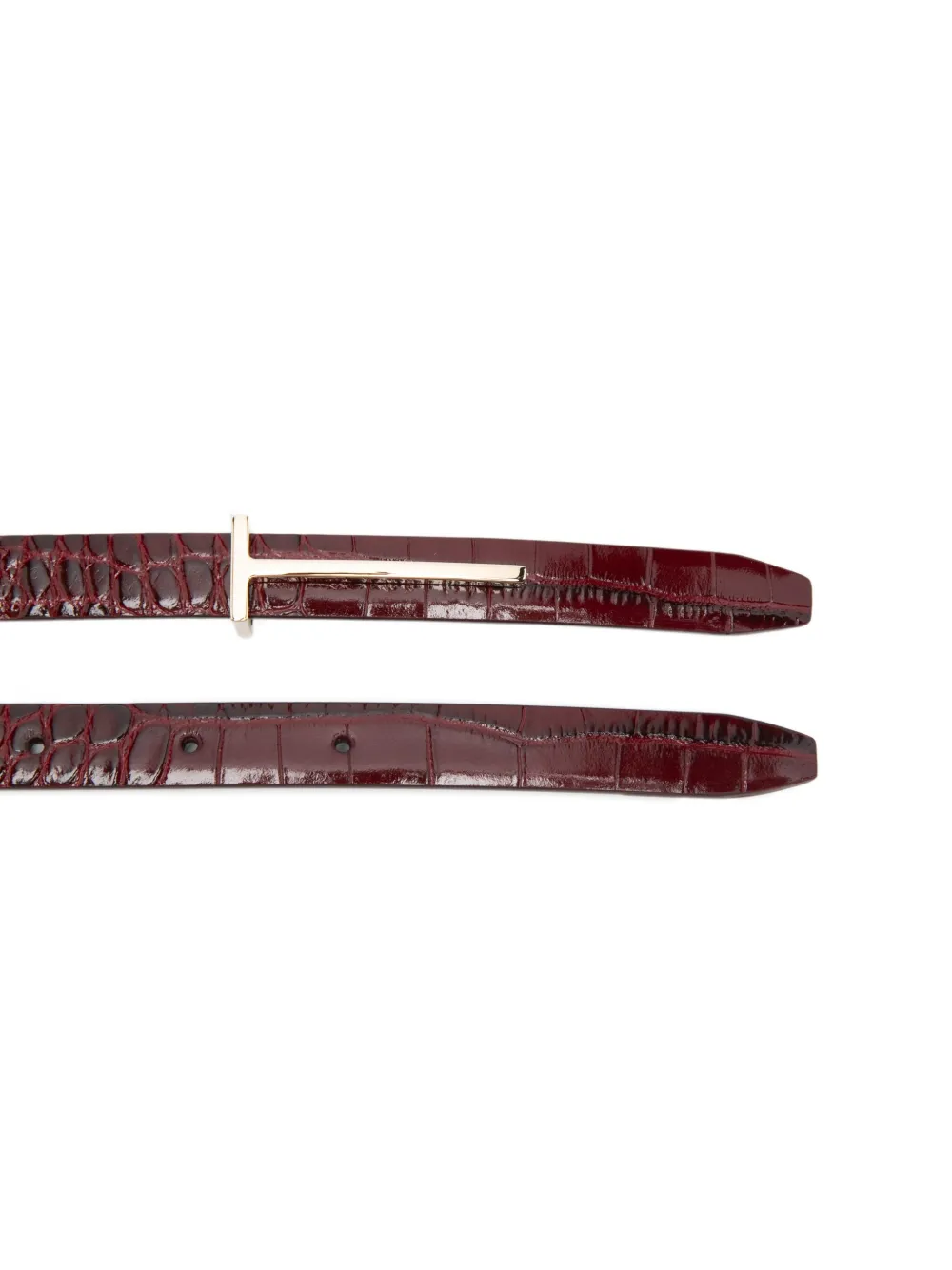 TOM FORD Riem met logogesp - Rood